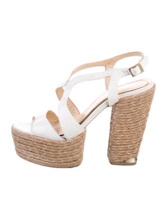 Paloma Barceló Leather Espadrilles