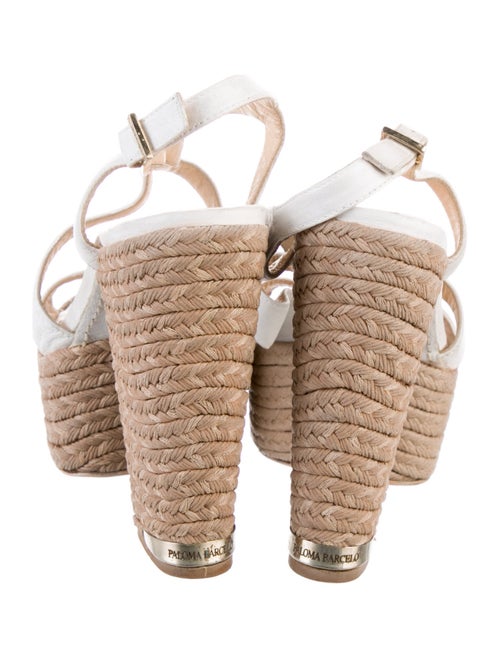 Paloma Barceló Leather Espadrilles