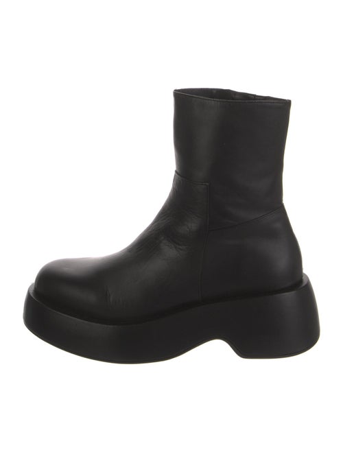 Paloma Barceló Leather Combat Boots