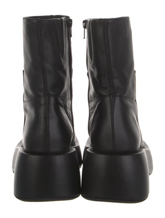 Paloma Barceló Leather Combat Boots