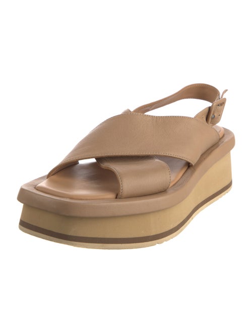 Paloma Barceló Leather Slingback Sandals