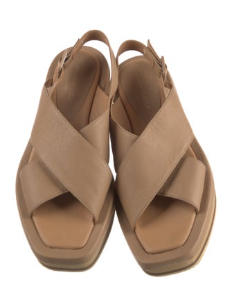 Paloma Barceló Leather Slingback Sandals