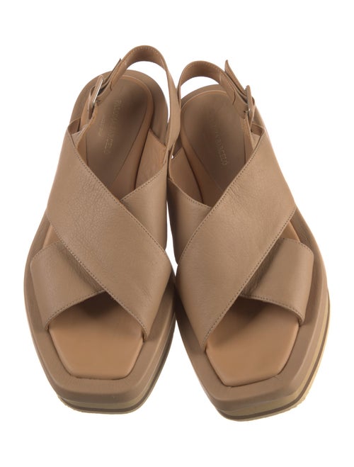 Paloma Barceló Leather Slingback Sandals