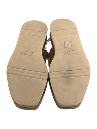 Paloma Barceló Leather Slingback Sandals