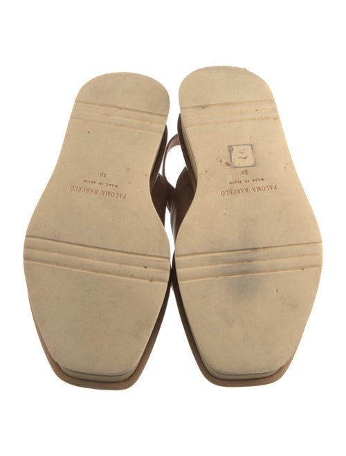 Paloma Barceló Leather Slingback Sandals