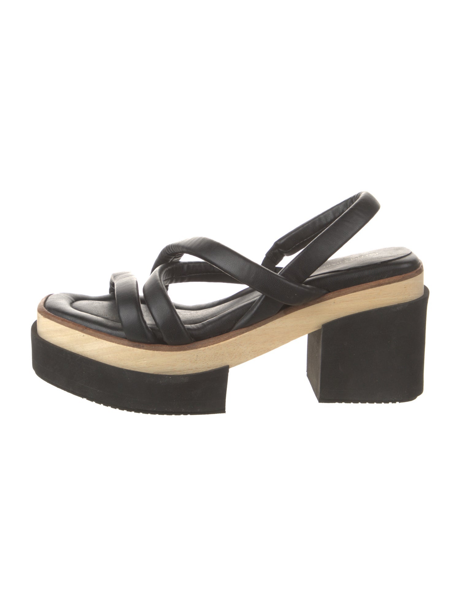 Paloma Barceló Leather Slingback Sandals