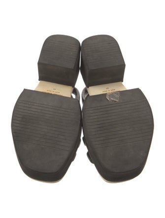 Paloma Barceló Leather Slingback Sandals