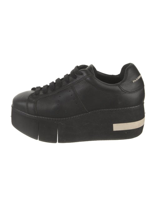Paloma Barceló Leather Wedge Sneakers