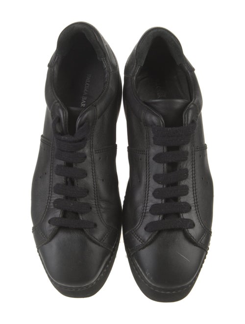Paloma Barceló Leather Wedge Sneakers