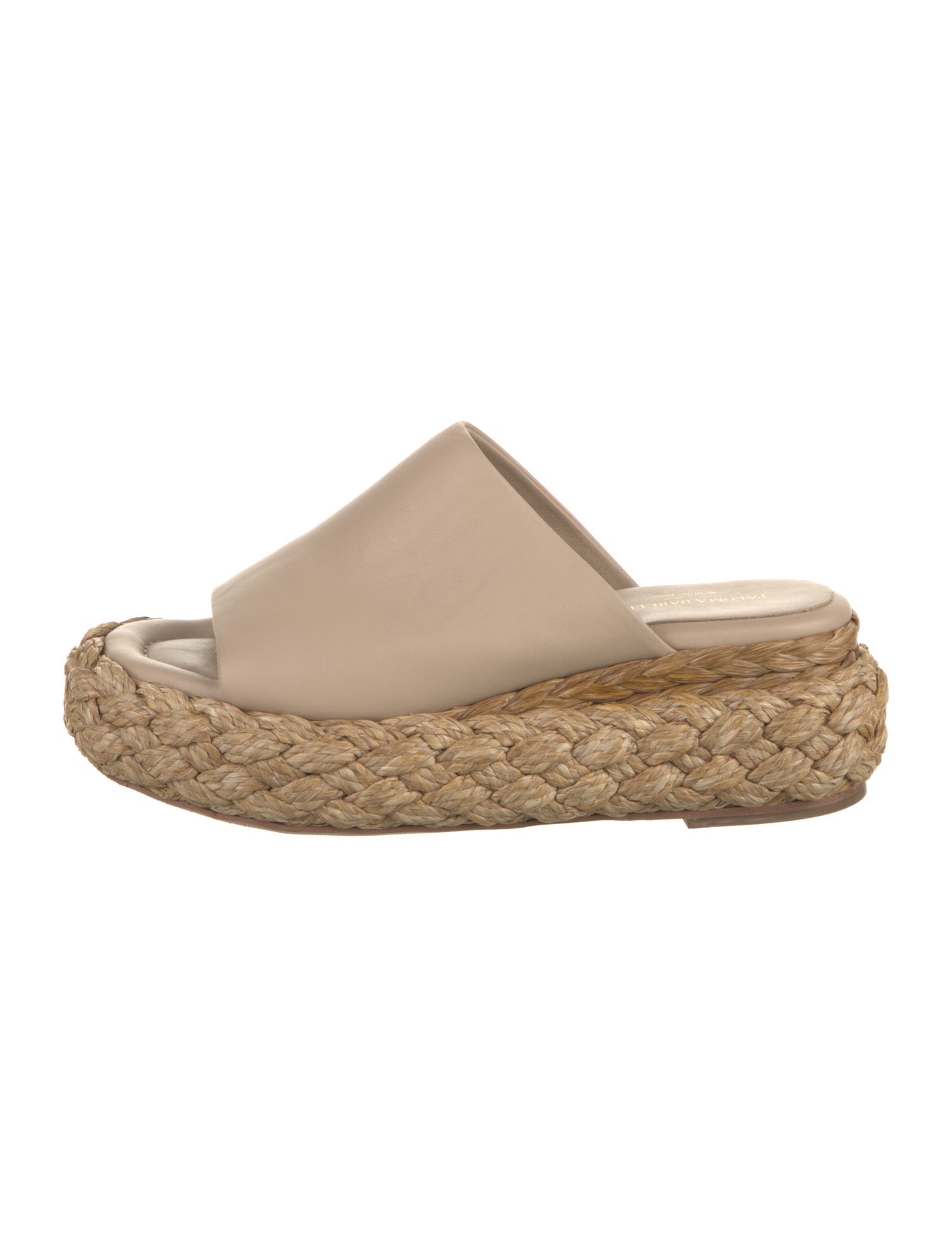 Paloma Barceló Leather Animal Print Espadrilles