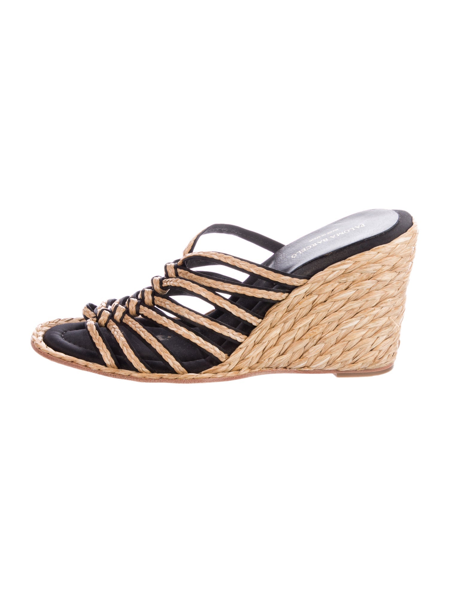 Paloma Barceló Straw Espadrilles