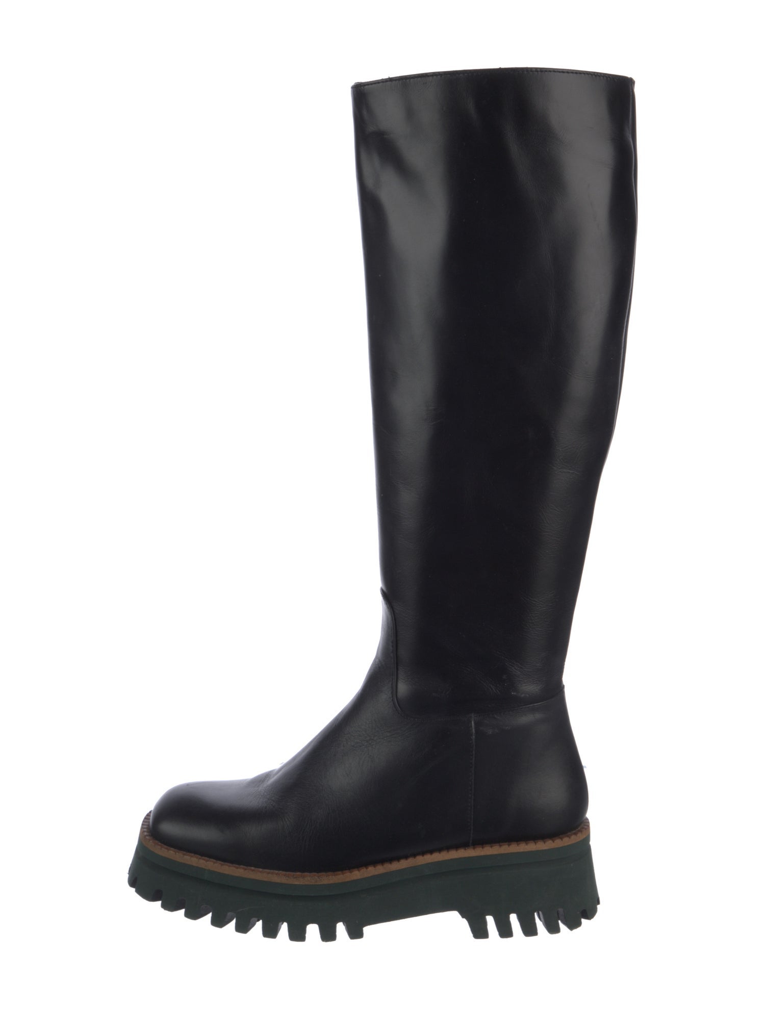 Paloma Barceló Leather Riding Boots