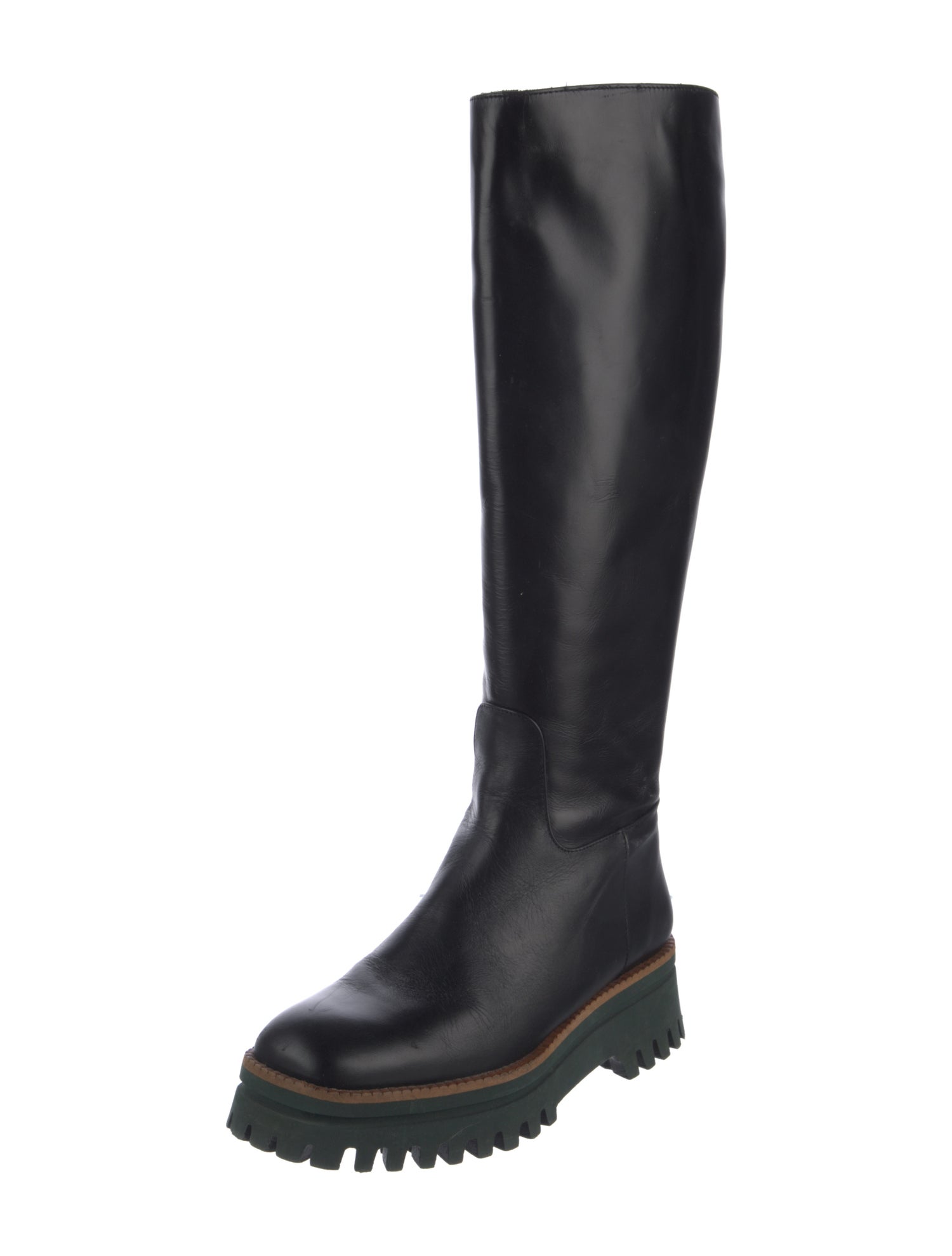 Paloma Barceló Leather Riding Boots