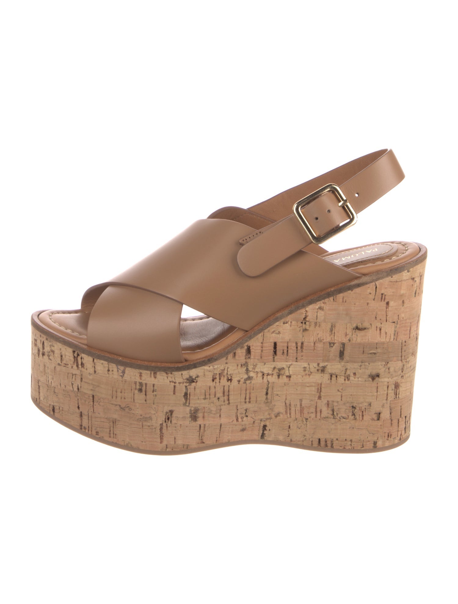 Paloma Barceló Leather Slingback Sandals
