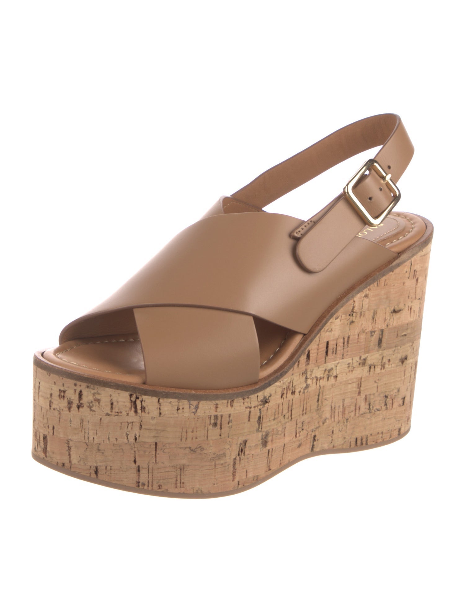 Paloma Barceló Leather Slingback Sandals