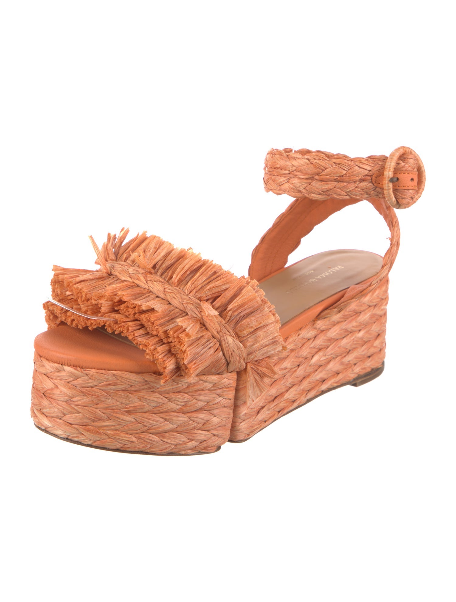 Paloma Barceló Raffia Espadrilles