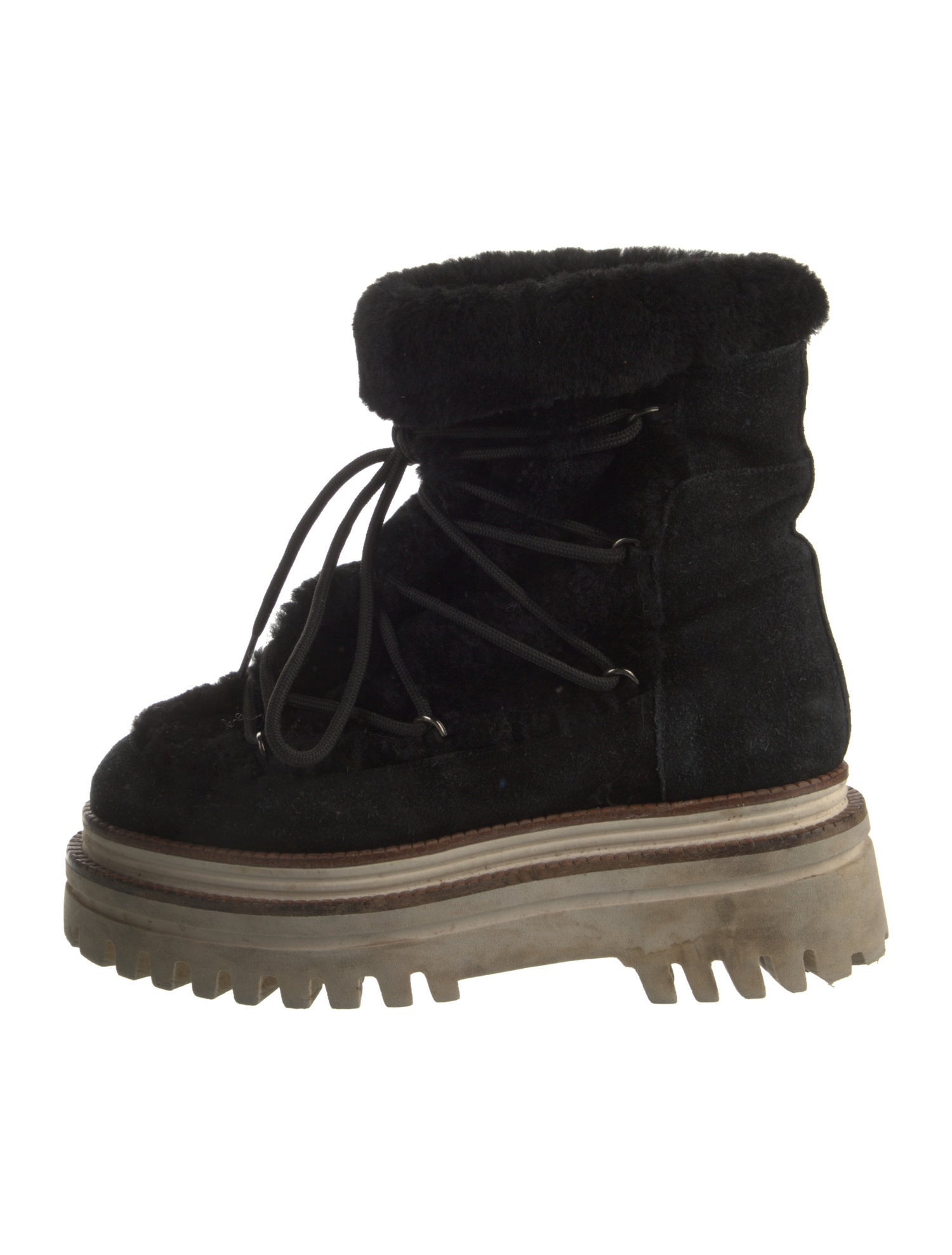 Paloma Barceló Leather Lace-Up Boots