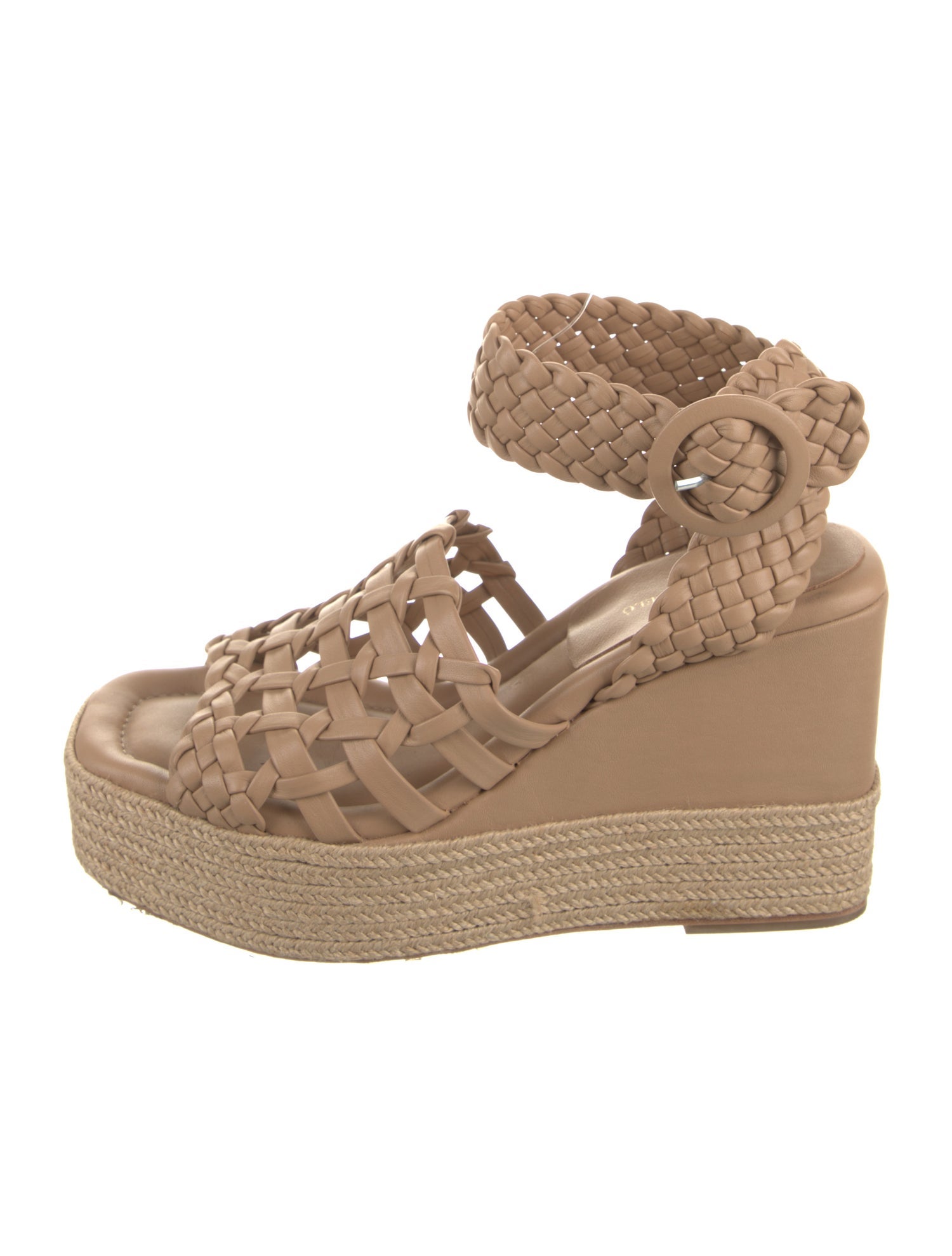 Paloma Barceló Leather Espadrilles