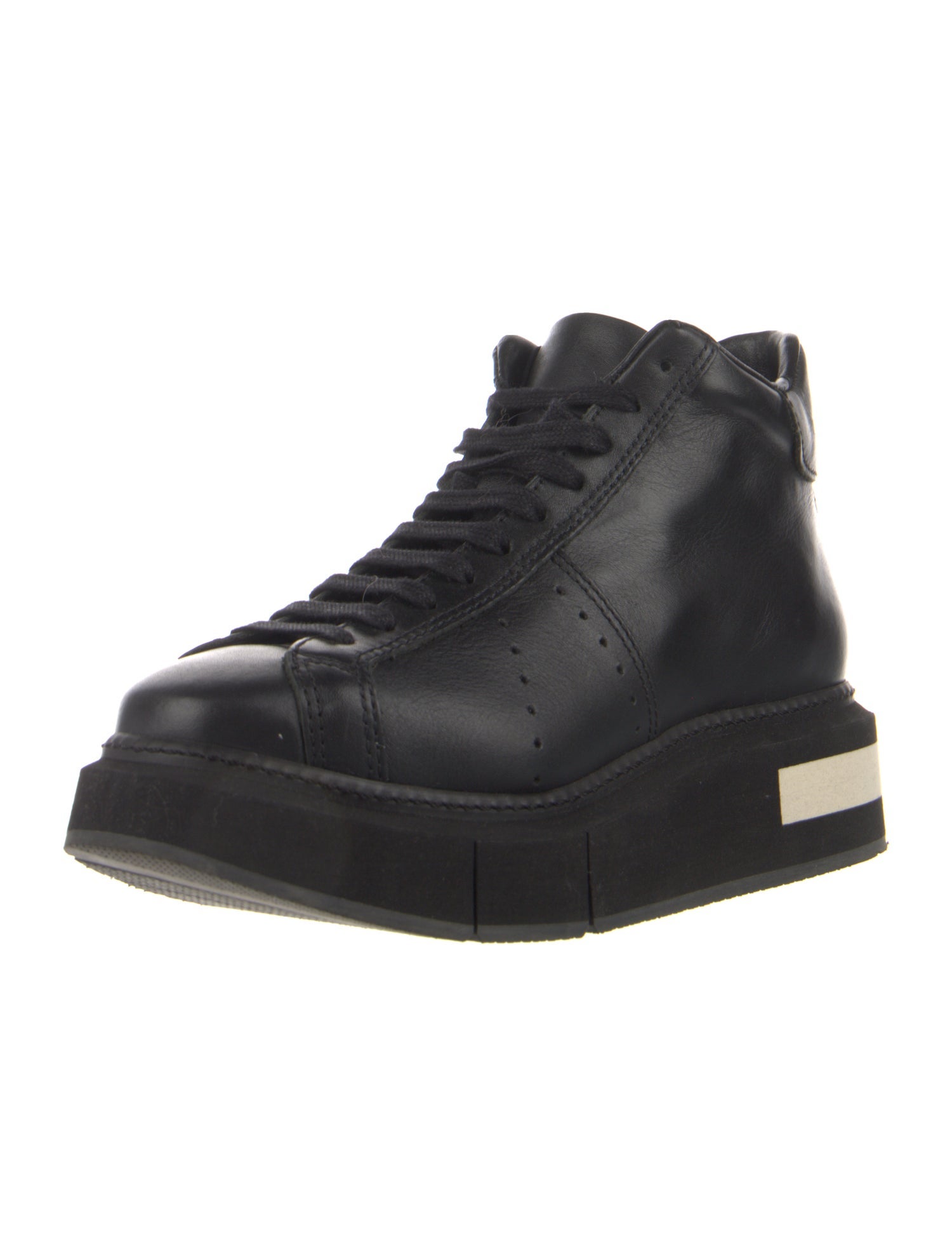 Paloma Barceló Leather Wedge Sneakers