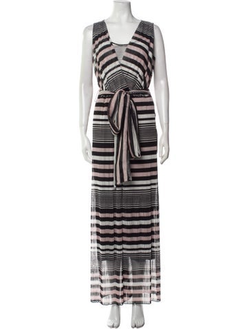 Pianurastudio Jumpsuits and Rompers Striped V-Neck Jumpsuit M