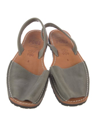 Pons Avarcas Leather Slingback Flats