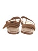 Porte & Paire Suede Sandals