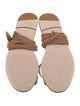 Porte & Paire Suede Sandals