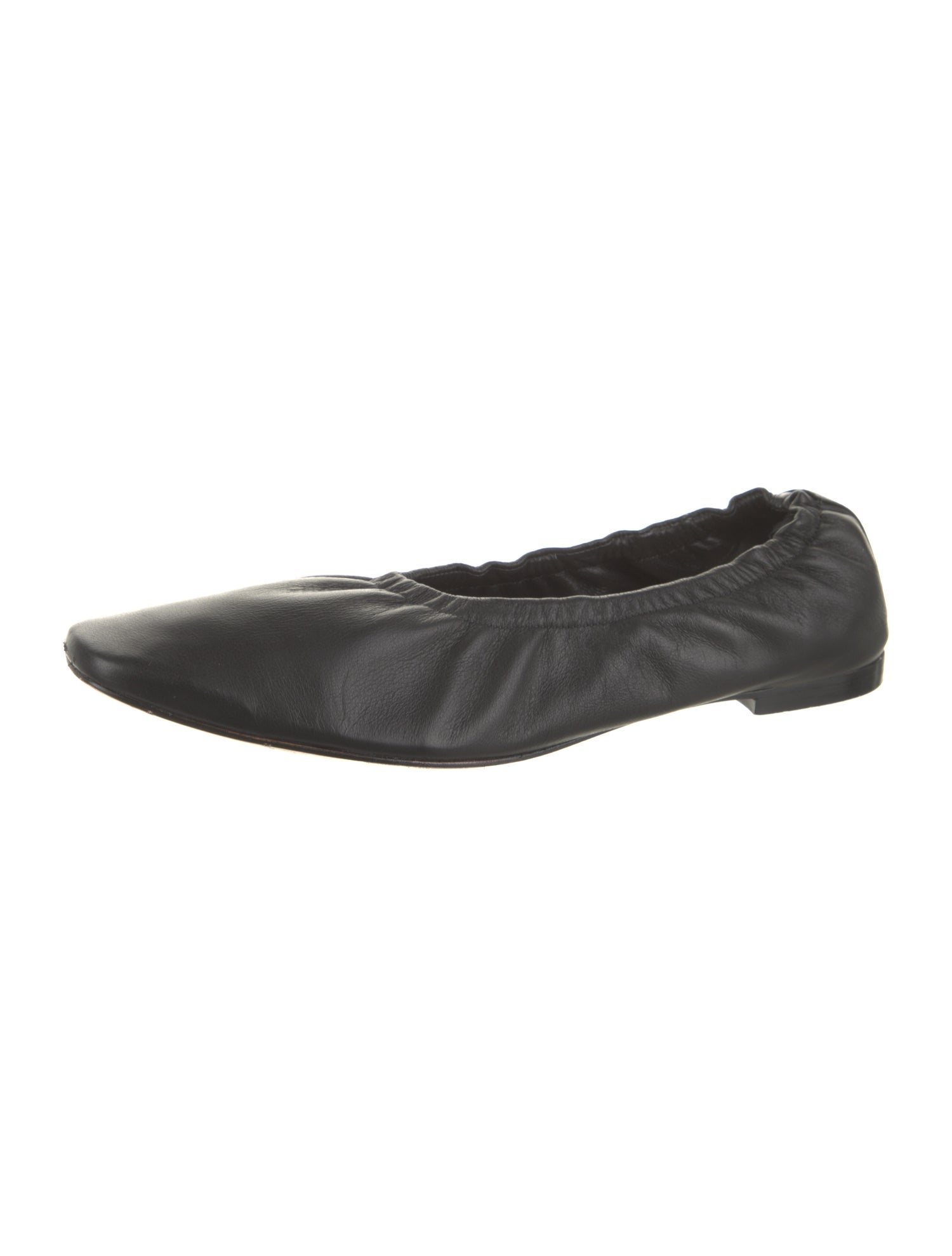 Porte & Paire Leather Ballet Flats