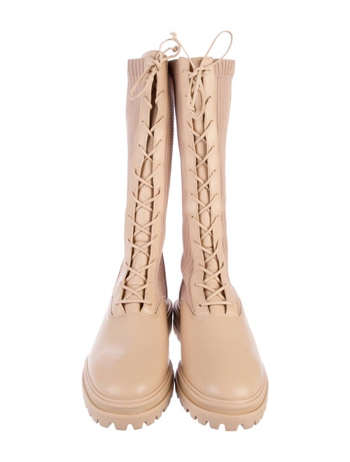 Porte & Paire Leather Combat Boots