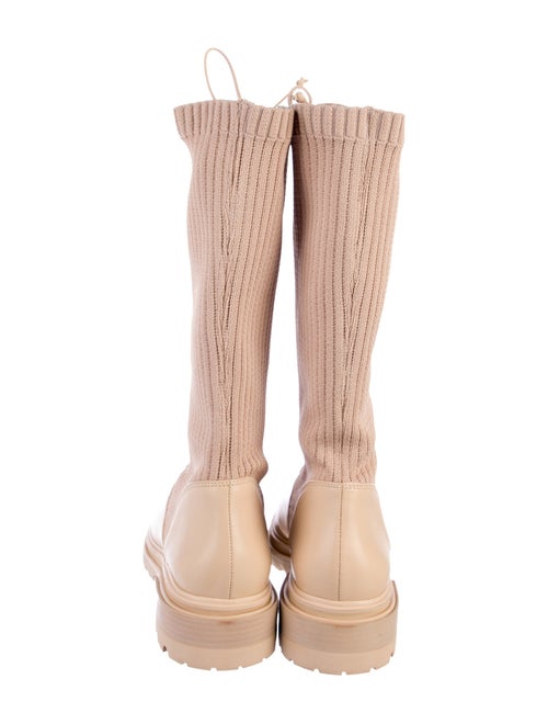 Porte & Paire Leather Combat Boots