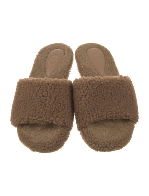 Porte & Paire Shearling Slides