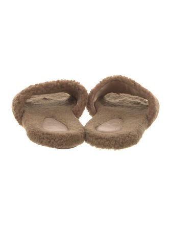Porte & Paire Shearling Slides