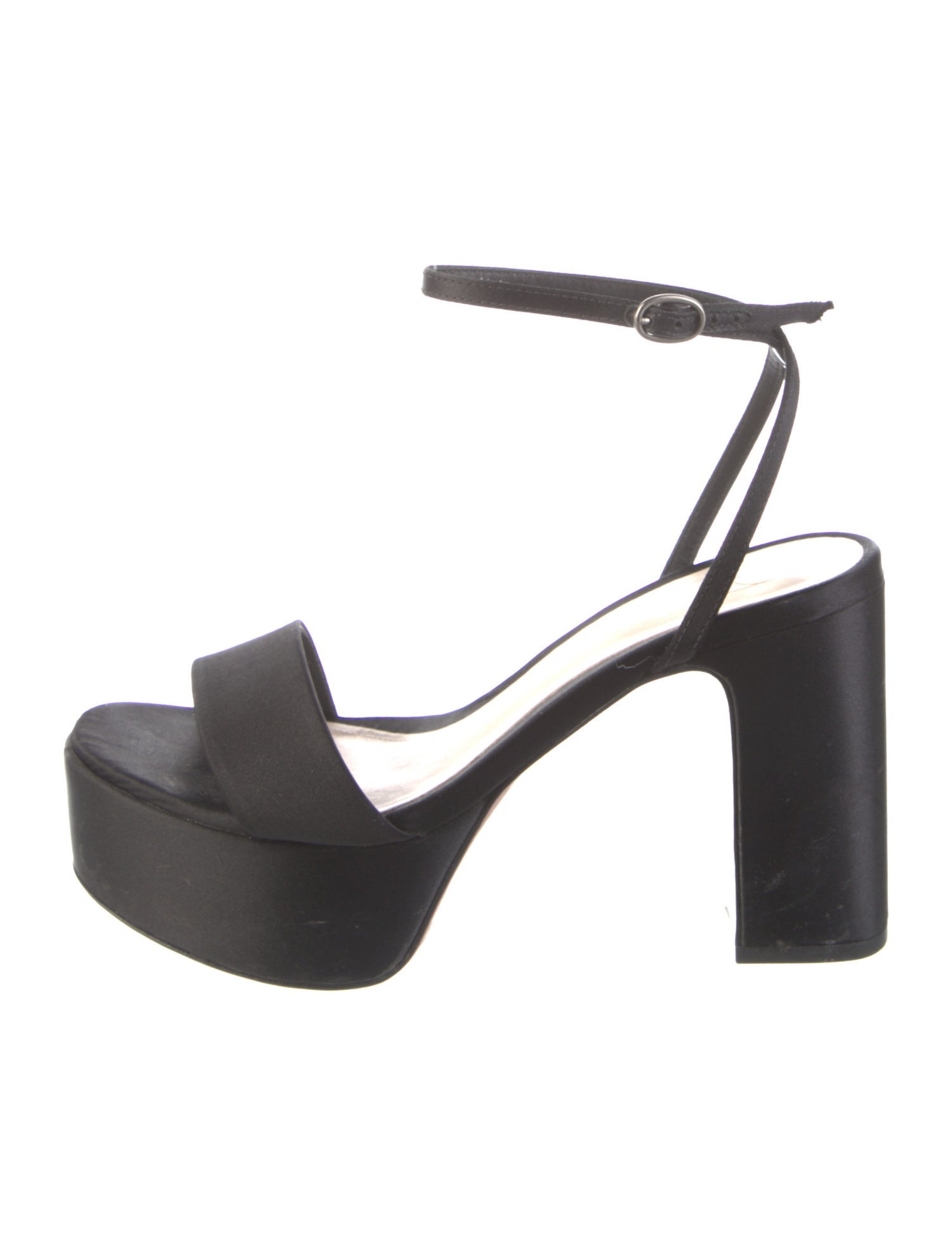 Porte & Paire Satin Sandals