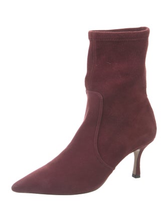Porte & Paire Suede Sock Boots