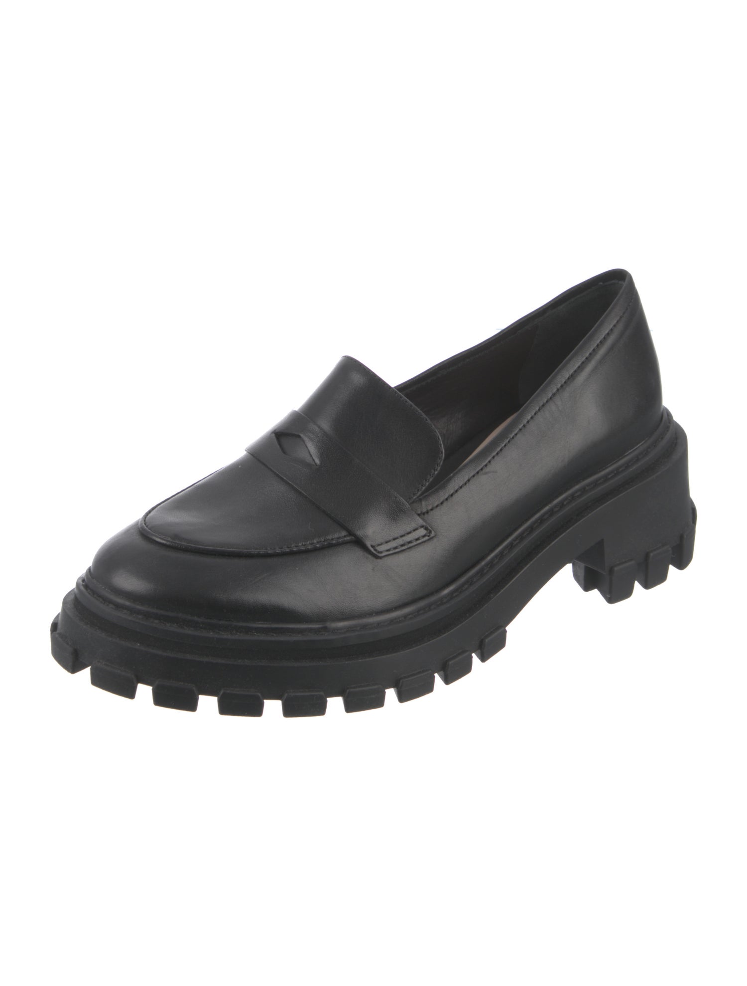 Porte & Paire Leather Loafers