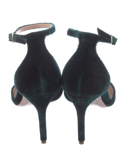 Porte & Paire Velvet Cutout Accent D'Orsay Pumps