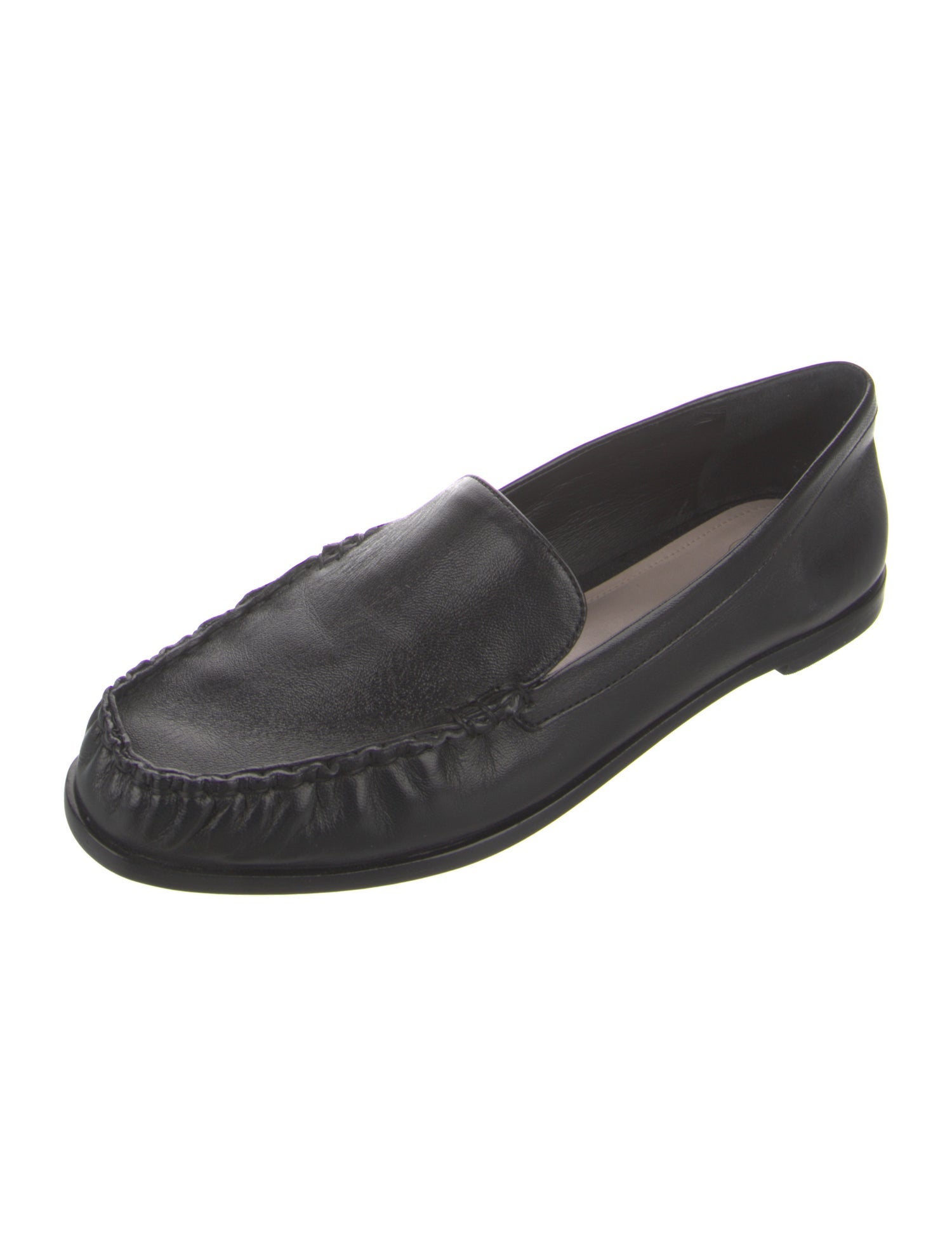 Porte & Paire Leather Loafers
