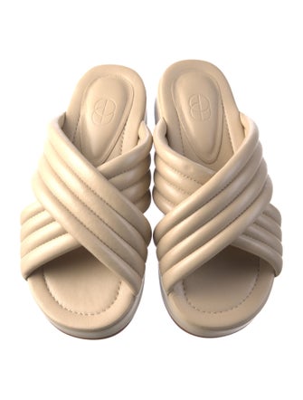 Porte & Paire Leather Slides