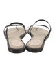 Porte & Paire Leather Flip Flops