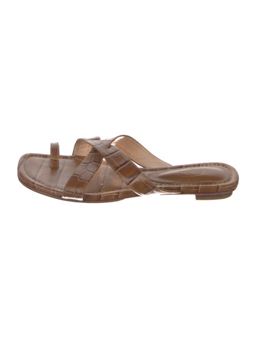 Porte & Paire Leather Slides
