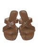 Porte & Paire Leather Slides