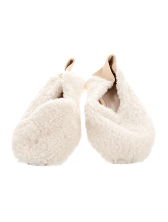 Porte & Paire Shearling Mules