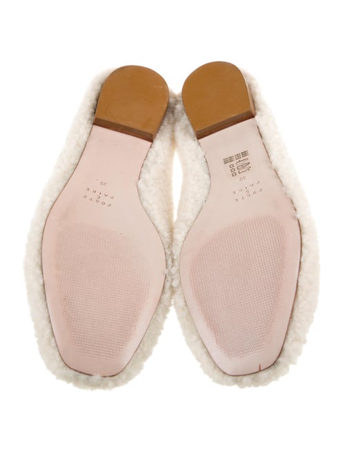 Porte & Paire Shearling Mules