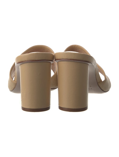 Porte & Paire Leather Slides