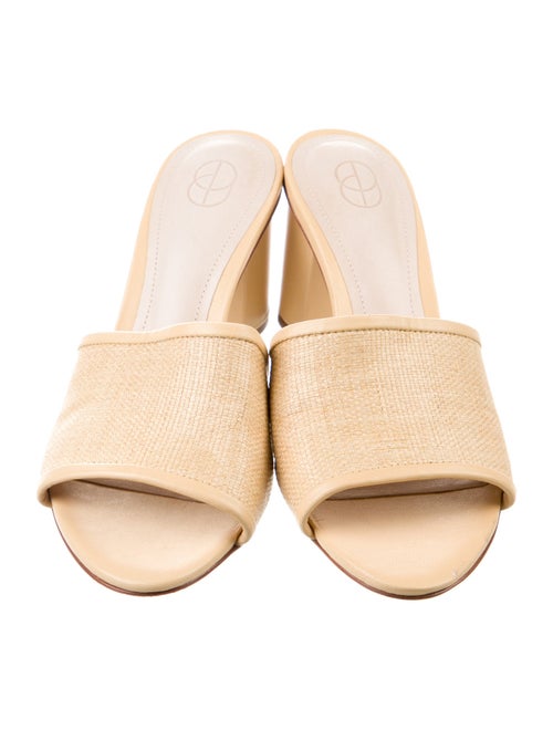 Porte & Paire Leather Slides