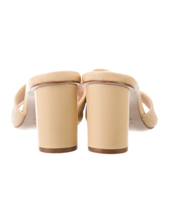 Porte & Paire Leather Slides