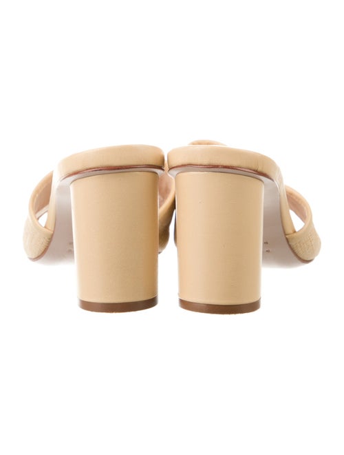 Porte & Paire Leather Slides