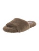 Porte & Paire Shearling Slides