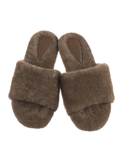 Porte & Paire Shearling Slides