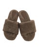Porte & Paire Shearling Slides